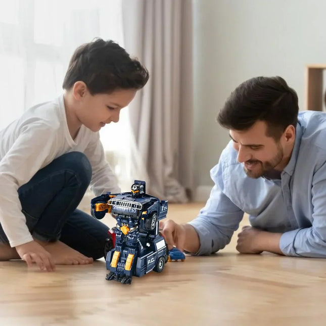 RoboPolice Speelgoed - Transformeerbare Politieauto en Robot voor Kinderen