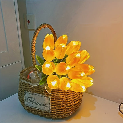 LumiBloom – 10x Tulp LED Tafellampen Boeket