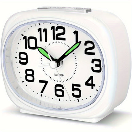 TravelTime Clock – Stille Wekker met LED Nachtlicht