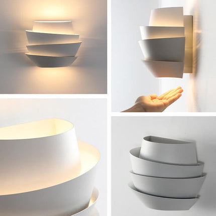 ShineLux - Moderne Wandlamp met Dubbele Lichtpunten van IJzer