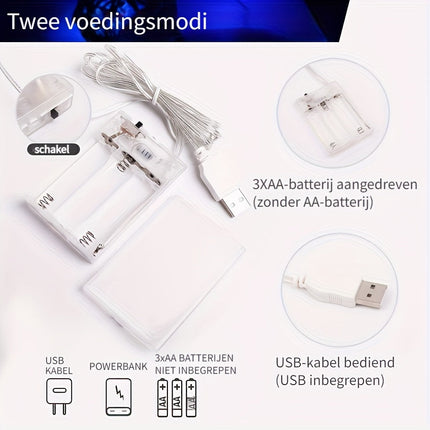 RainbowLight – Kleurige Neon LED Lamp met USB/Batterij