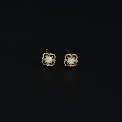 Charming Vintage Oorbellen met Opaal - Seraphina Collection
