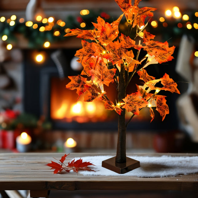 MapleGlow – LED Esdoornboom Tafellamp met USB