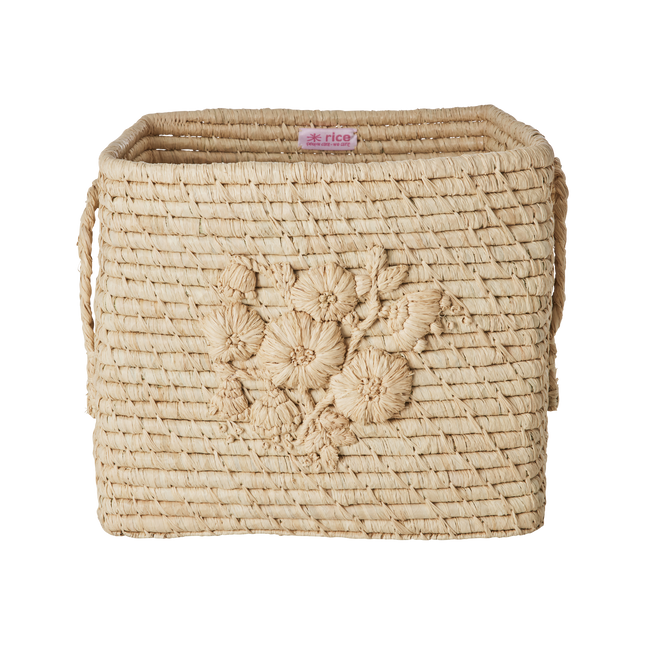 RaffiaCraft - Handgemaakte Opbergmand met Uniek Design