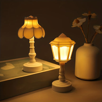 LumiDeco - Retro LED Mini Tafellamp voor Thuis