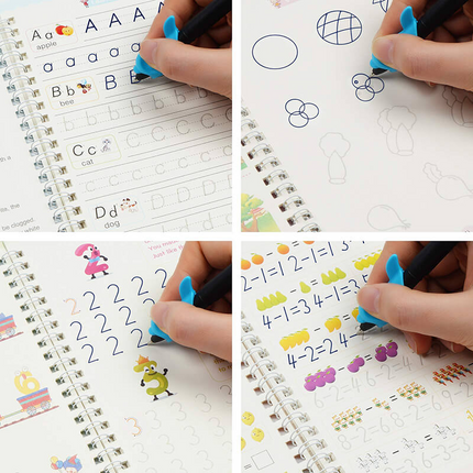 ScribbleJoy Boek - Herbruikbaar Educatief Schrijfboek voor Kinderen
