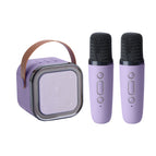 Paars / Twee microfoons