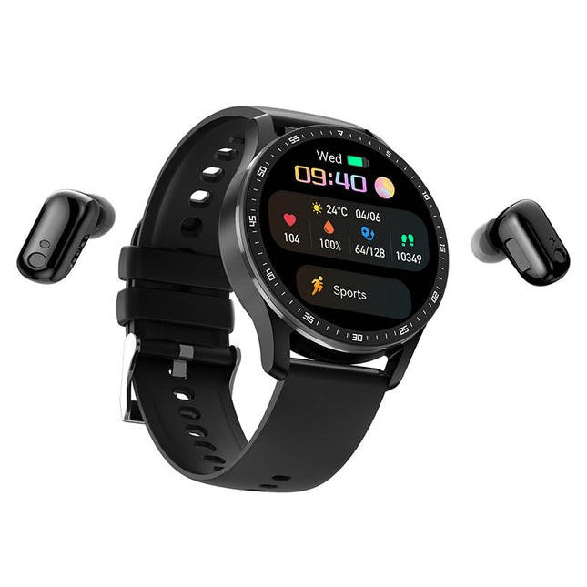 SmartLink Watch – Innovatieve Smartwatch met Draadloze Oordopjes
