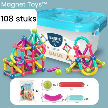 MagnaMaster - Creatieve Magnetische Bouwstenen Set