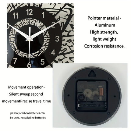 FaithTime Clock - Moderne Islamitische Wanddecoratie