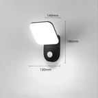 Vierkant 1 met sensor / Warm wit (2700-3500K)