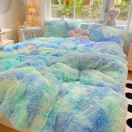 FluffCandy - Luxe Langharig Dekbedovertrek voor Winterse Warmte