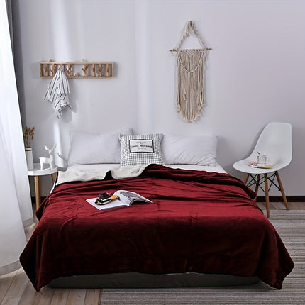 LuxeFlannel – Dubbelzijdige Sherpa Deken voor Ultiem Comfort