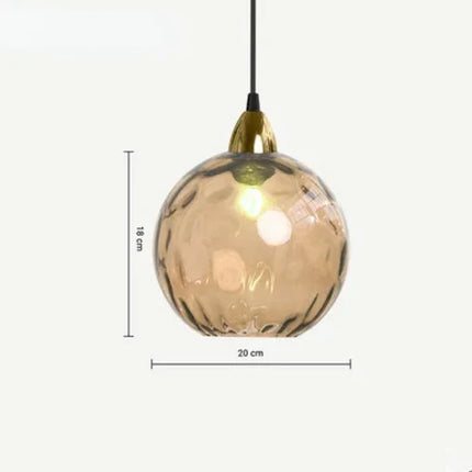LumiSphere Pendant Light – Elegante Glazen Bolverlichting