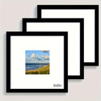 Zwart / 3-pack-20x20 cm