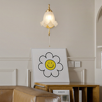 VintageGlow – Retro Glazen Wandlamp voor Sfeer