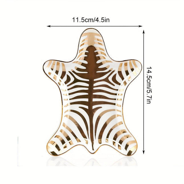 Charmante CeramicDish - Elegante Keramische Sieradenschaal