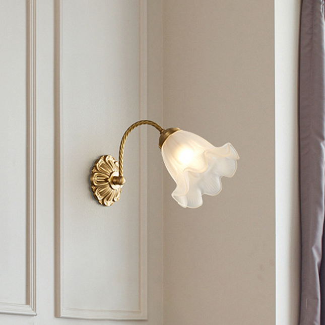 VintageGlow – Retro Glazen Wandlamp voor Sfeer