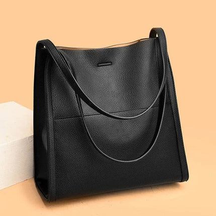 LuxeCarry - Elegante Leren Schoudertas voor Dames