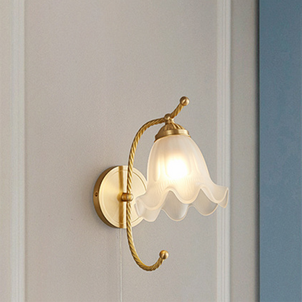 VintageGlow – Retro Glazen Wandlamp voor Sfeer