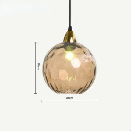 LumiSphere Pendant Light – Elegante Glazen Bolverlichting