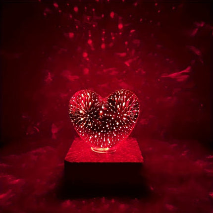 FireworkLight - 3D LED Hartlamp voor Romantisch Sfeerverlichting