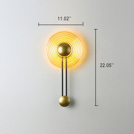 AuraLight – Strakke LED Wandlamp in Zwart