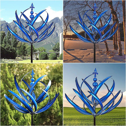 WindTwirl – Modern Tuin Windspinner voor Buiten