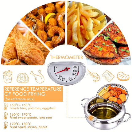 ThermaFryer - Premium Frituurpan met Temperatuurcontrole