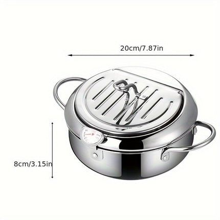 ThermaFryer - Premium Frituurpan met Temperatuurcontrole