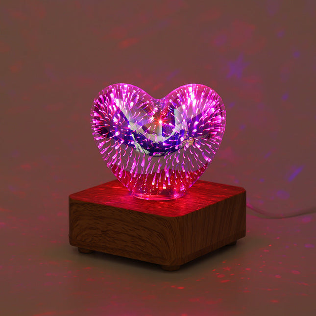 FireworkLight - 3D LED Hartlamp voor Romantisch Sfeerverlichting
