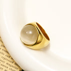 Witte kattenoogsteen / 54mm