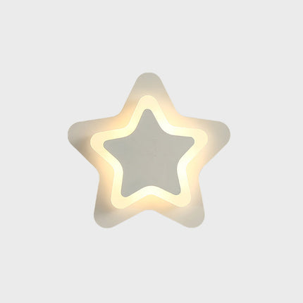 StellarGlow – Scandinavische LED Wandlamp voor Kinderen