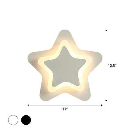 StellarGlow – Scandinavische LED Wandlamp voor Kinderen