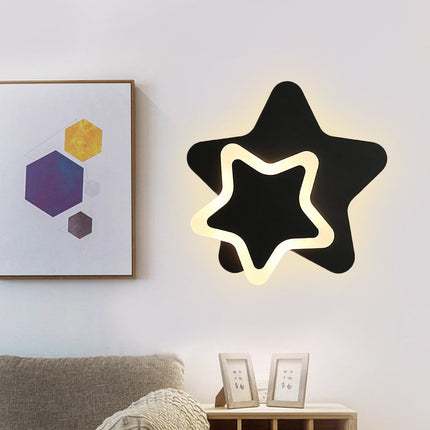 StellarGlow – Scandinavische LED Wandlamp voor Kinderen
