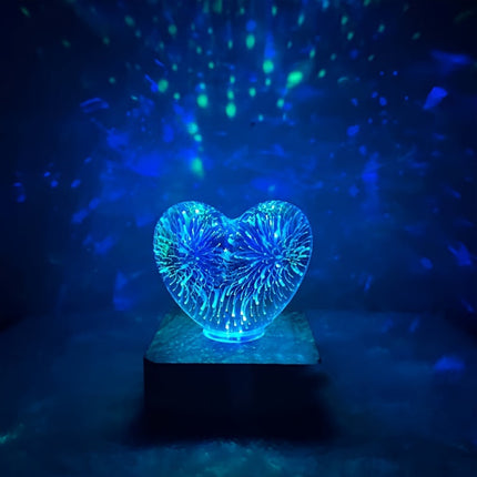 LoveLight Lamp - 3D LED Nachtlamp Hartvuurwerk