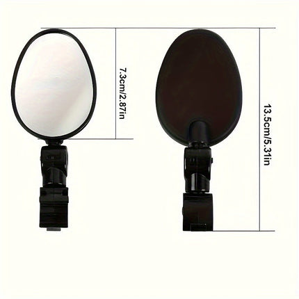 WideView Mirrors – Veiligheidsfiets spiegels Set van 2