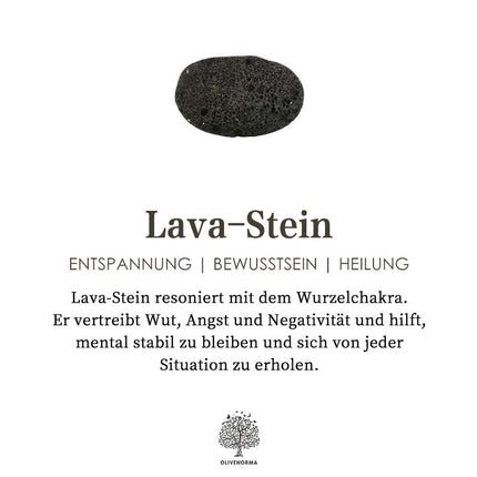 Aurelia Zwart Onyx en Lavasteen Kubus Balance-Armband