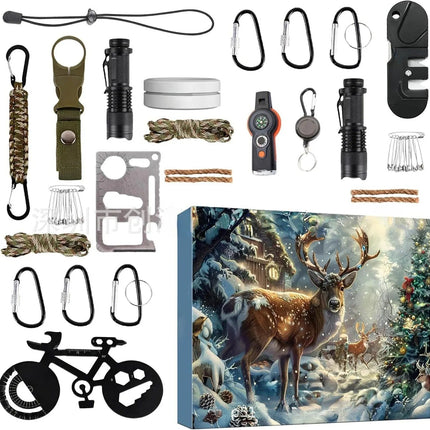 SurvivalPro Advent Calendar 2025 - Essentiële Outdoor Gear voor Avonturiers