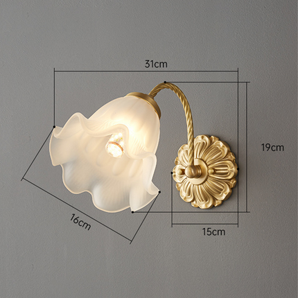 VintageGlow – Retro Glazen Wandlamp voor Sfeer