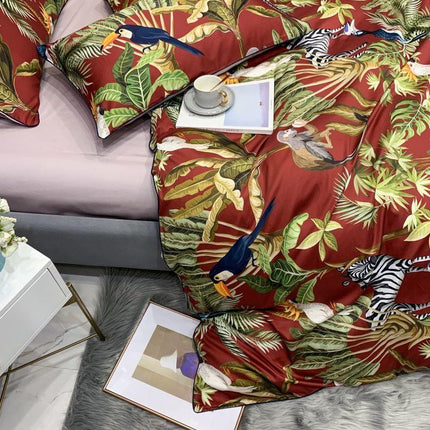Jungle Fever – Luxe Egyptisch Katoenen Dekbedovertrek