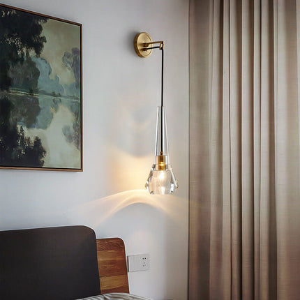 Luxe CrystalGlow Wandlamp met Kristalglas – Modern Design