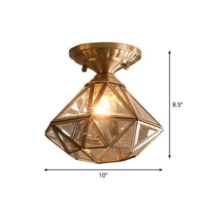 StarGlow – Elegante Messing Plafondlamp voor Slaapkamer