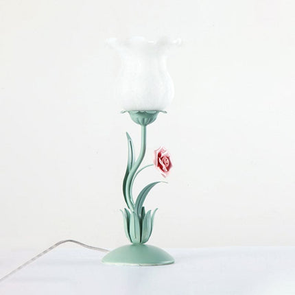 FloraGlow - Elegante Tafellamp met Bloemdesign