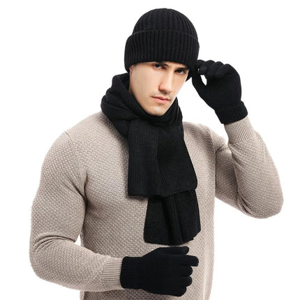 ArcticStyle – Trendy Winter Set met Muts en Handschoenen