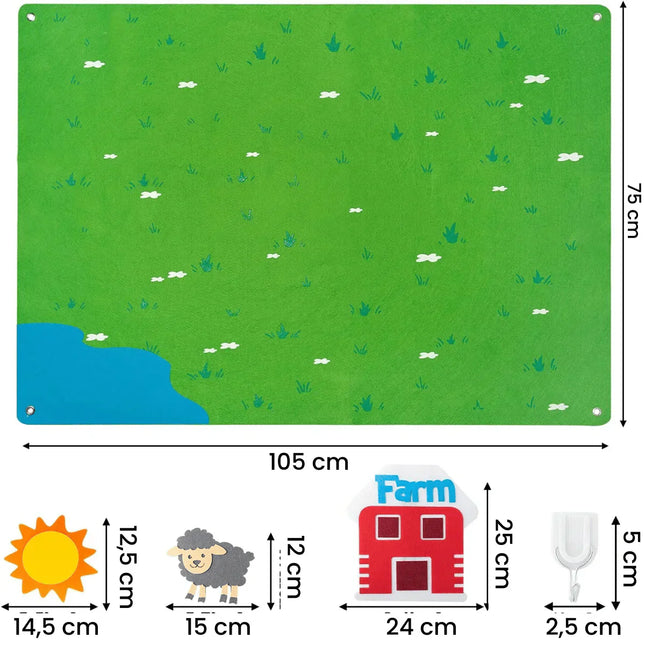 FeltPlay – Creatief Peuter Viltbord voor Speelplezier