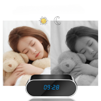 VisionDiscrète Camera - Onopvallende HD Klokbewaking Camera