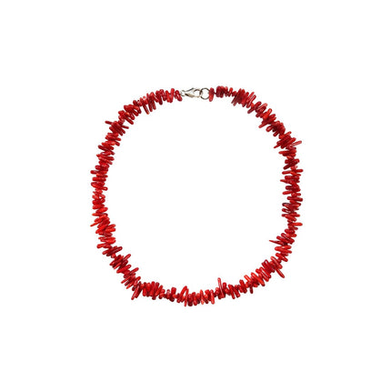 Vibrante Rode Koraalketting | Perfecte Eyecatcher voor Jouw Stijl