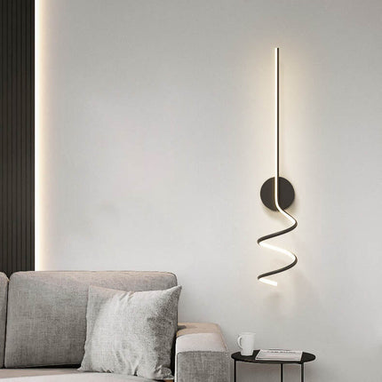 GlowWave – Strakke LED Boogwandlamp voor Sfeer