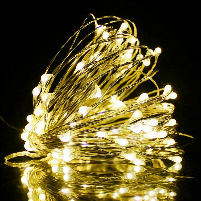 TwinkleWire - USB LED Lichtslinger in Koperdraad